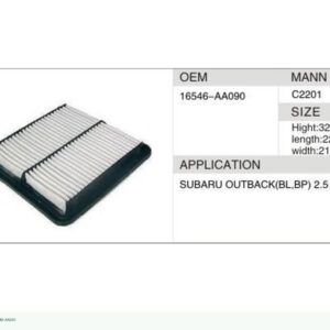 DAHEFILS Air Filter 16546-AA090