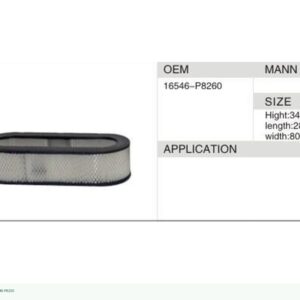 DAHEFILS Air Filter 16546-P8260