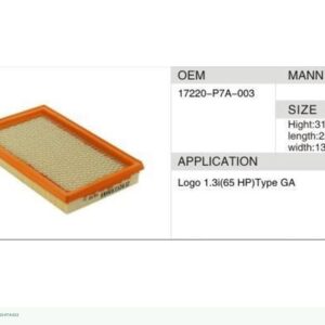 DAHEFILS Air Filter 17220-P7A-003