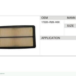 DAHEFILS Air Filter 17220-R28-H00