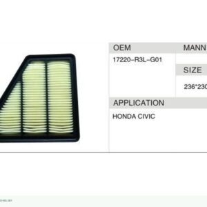 DAHEFILS Air Filter 17220-R3L-G01