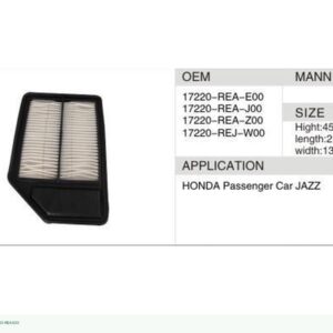 DAHEFILS Air Filter 17220-REA-E00