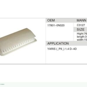 DAHEFILS Air Filter 17801-0N020