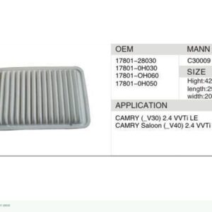 DAHEFILS Air Filter 17801-28030