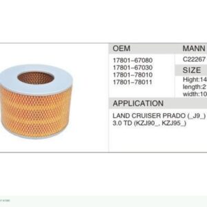 DAHEFILS Air Filter 17801-67080