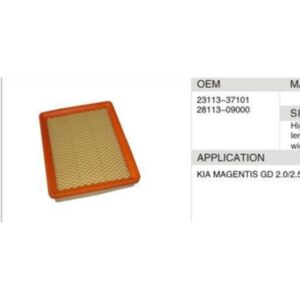 DAHEFILS Air Filter 28113-37101