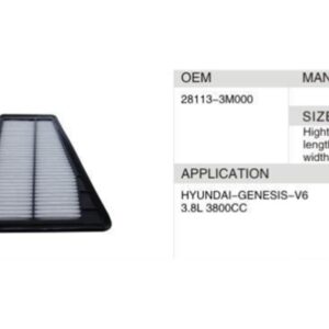 DAHEFILS Air Filter 28113-3M000