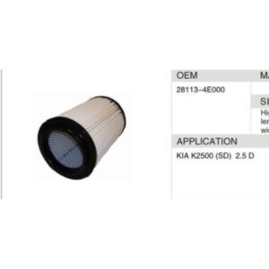 DAHEFILS Air Filter 28113-4E000