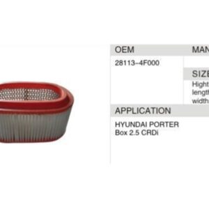 DAHEFILS Air Filter 28113-4F000