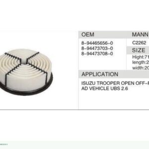 DAHEFILS Air Filter 8-94465656-0