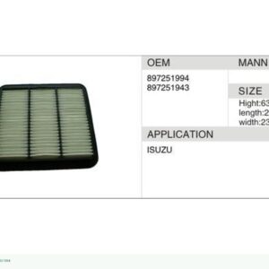 DAHEFILS Air Filter 897251994
