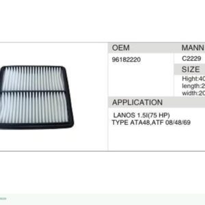 DAHEFILS Air Filter 96182220