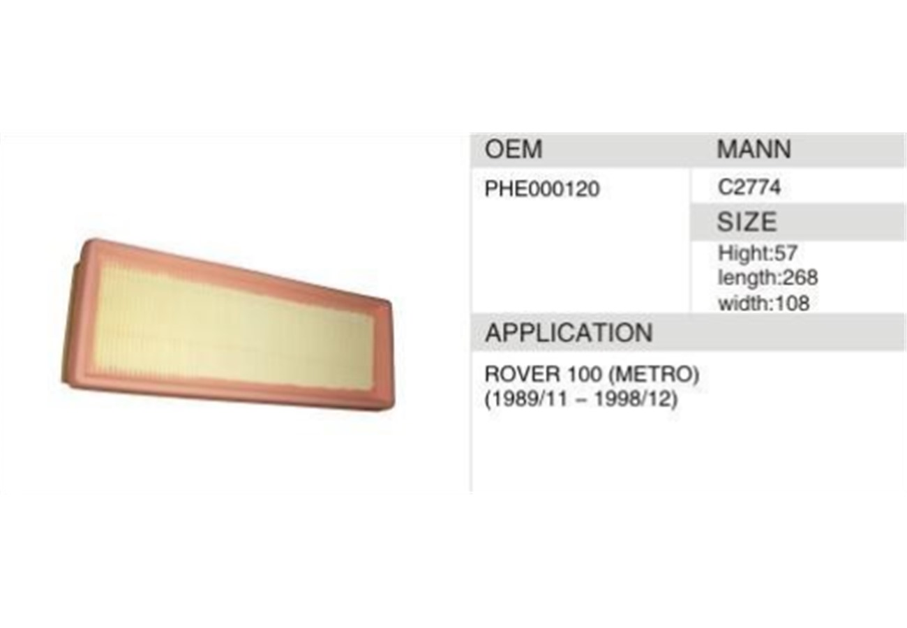 DAHEFILS Air Filter PHE000120