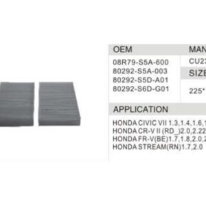 DAHEFILS Cabin Air Filter 08R79-S5A-600