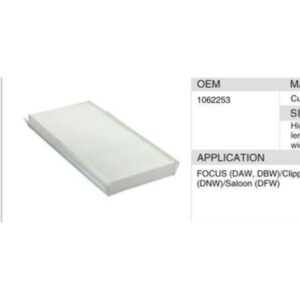DAHEFILS Ford Cabin Air Filter 1062253
