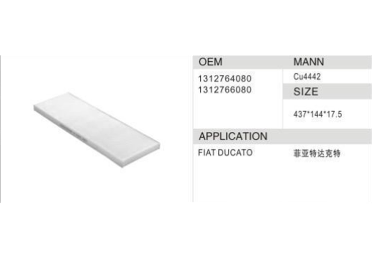 DAHEFILS Fiat Cabin Air Filter 1312764080