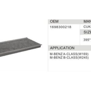DAHEFILS Benz Cabin Air Filter 1698300218