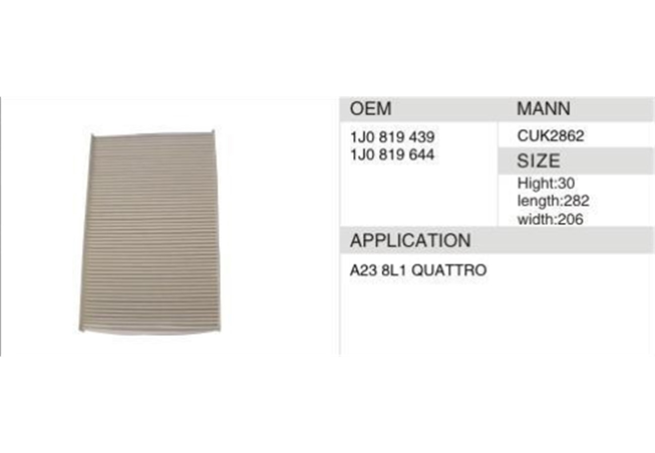 DAHEFILS Cabin Air Filter 1J0819439
