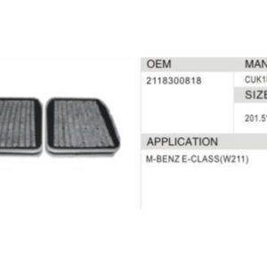 DAHEFILS Benz Cabin Air Filter 2118300818