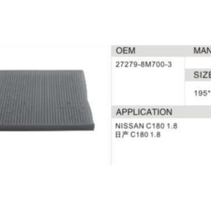 DAHEFILS Nissan Cabin Air Filter 27279-8M700-3