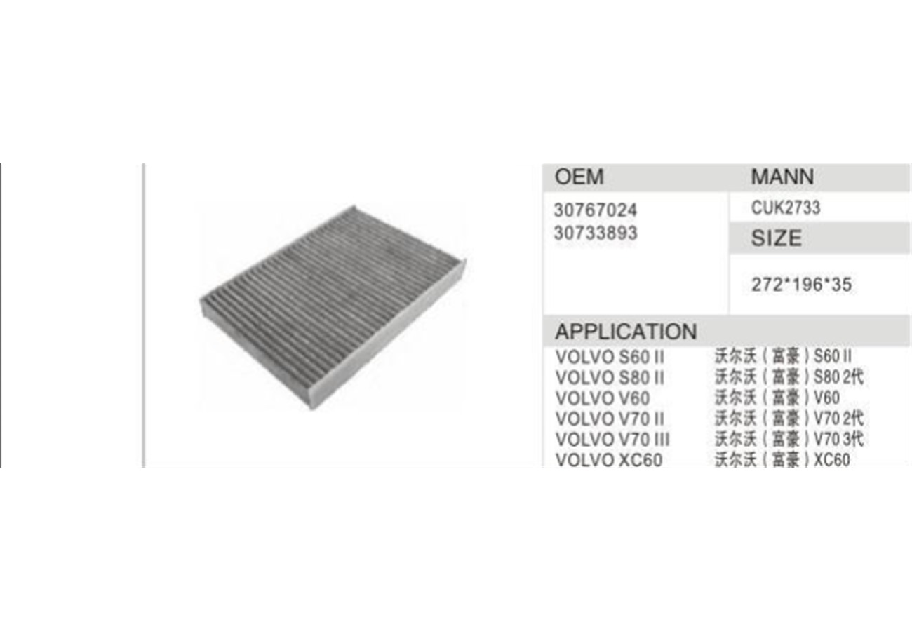 DAHEFILS Volvo Cabin Air Filter 307637024