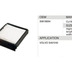 DAHEFILS Volvo Cabin Air Filter 30818694