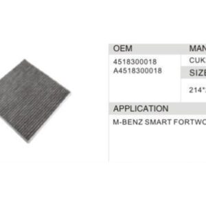 DAHEFILS Benz Cabin Air Filter 4518300018