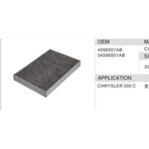 DAHEFILS Chrysler Cabin Air Filter 4596501AB
