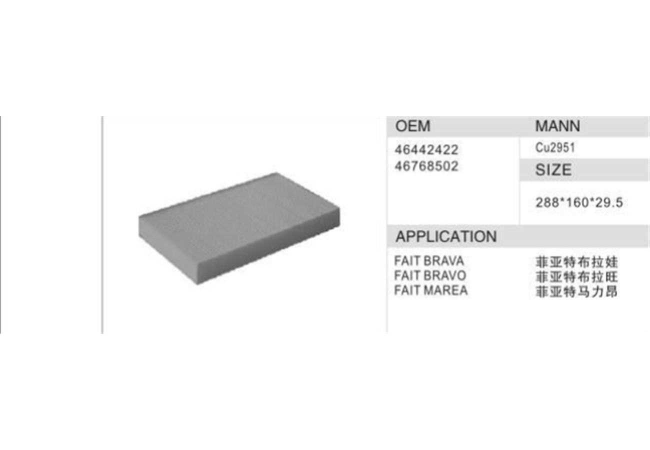 DAHEFILS Fiat Cabin Air Filter 46642422