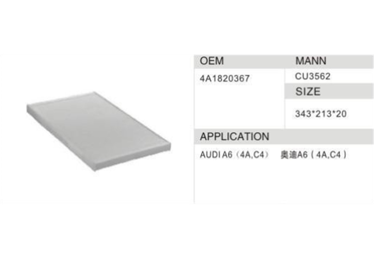 DAHEFILS Audi Cabin Air Filter 4A1820367