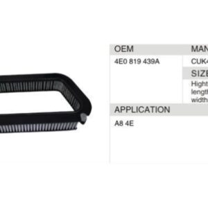 DAHEFILS Audi Cabin Air Filter 4E0819439A