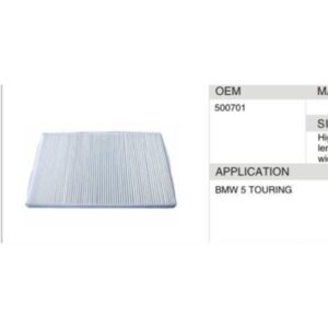 DAHEFILS BMW Cabin Air Filter 500701