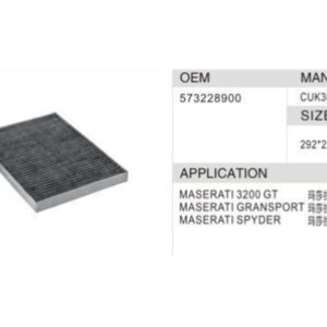DAHEFILS Maserati Cabin Air Filter 573228900