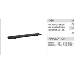 DAHEFILS BMW Cabin Air Filter 64316946628