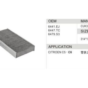 DAHEFILS Citroen Cabin Air Filter 6441.EJ