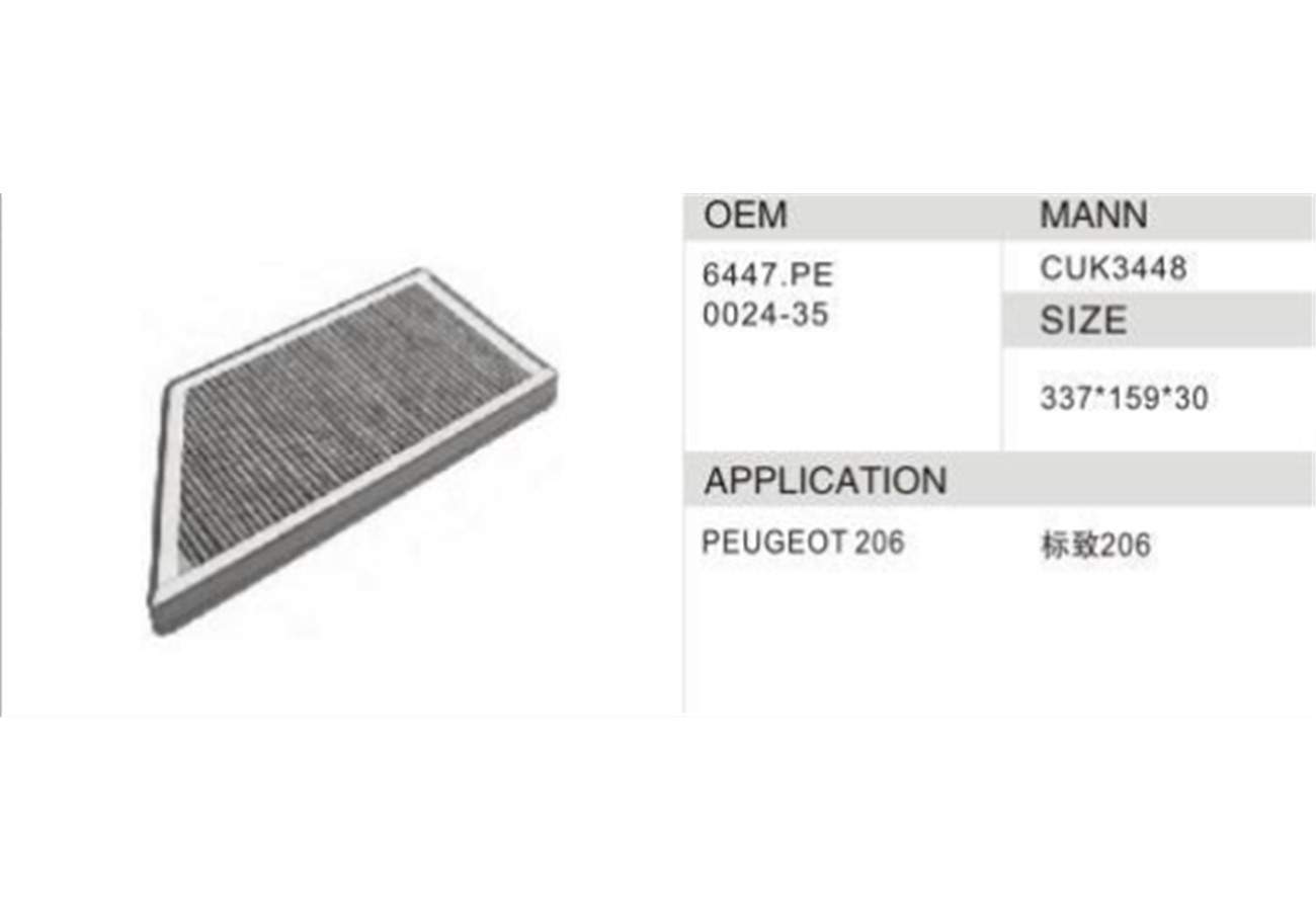 DAHEFILS Peugeot Cabin Air Filter 6447.PE