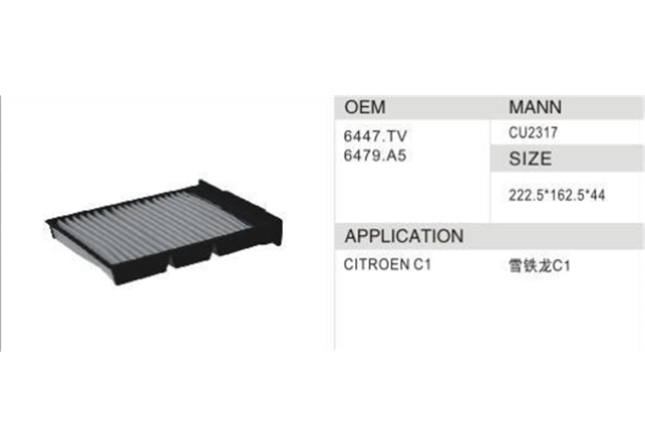 DAHEFILS Citroen Cabin Air Filter 6447.TV