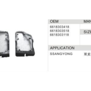 DAHEFILS Ssangyong Cabin Air Filter 6618303418
