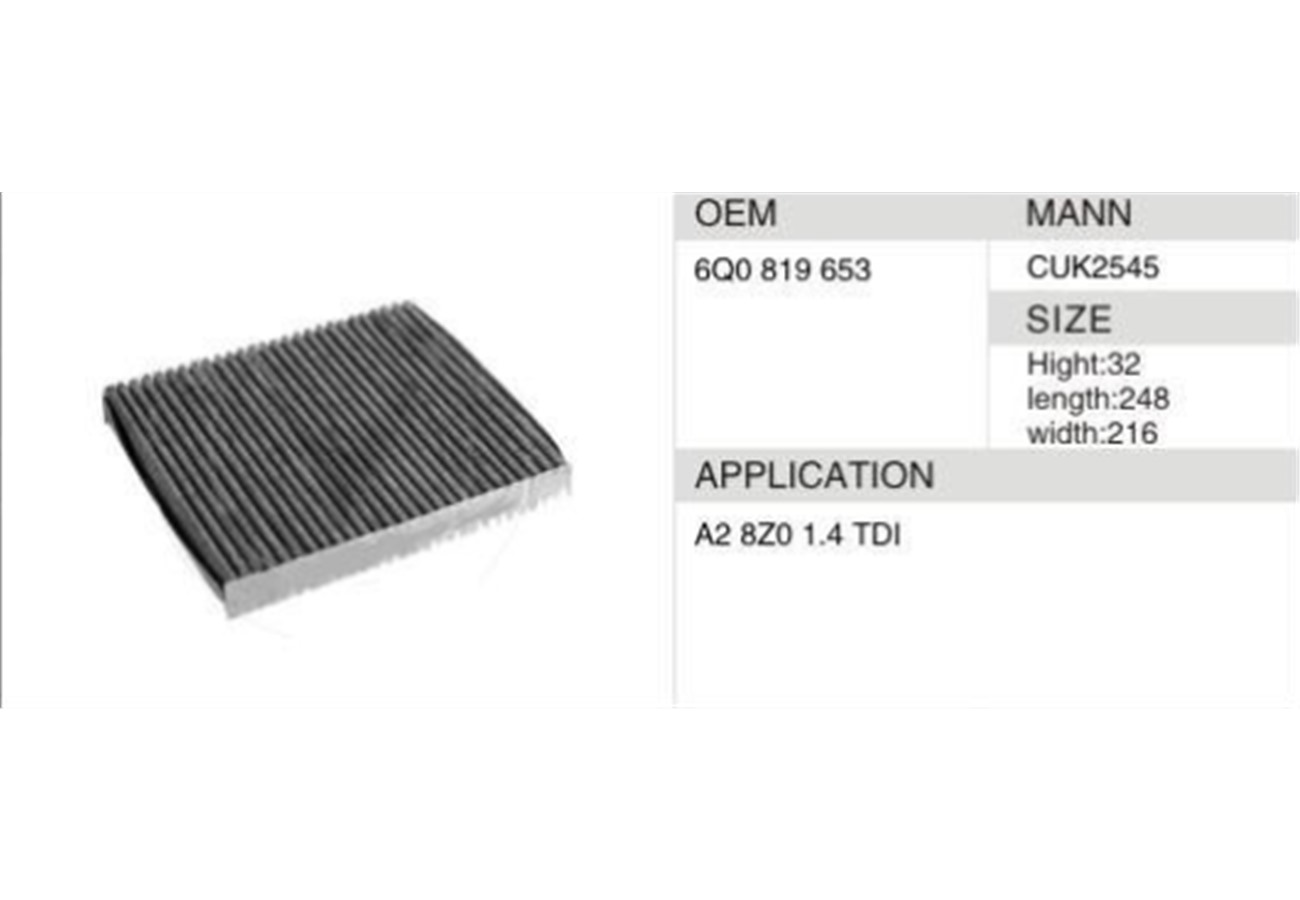 DAHEFILS Cabin Air Filter 6Q0819653