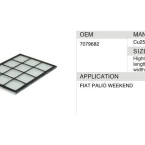 DAHEFILS Fiat Cabin Air Filter 7079682