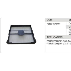 DAHEFILS Cabin Air Filter 72880-SAA000
