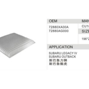 DAHEFILS Cabin Air Filter 72880XA000