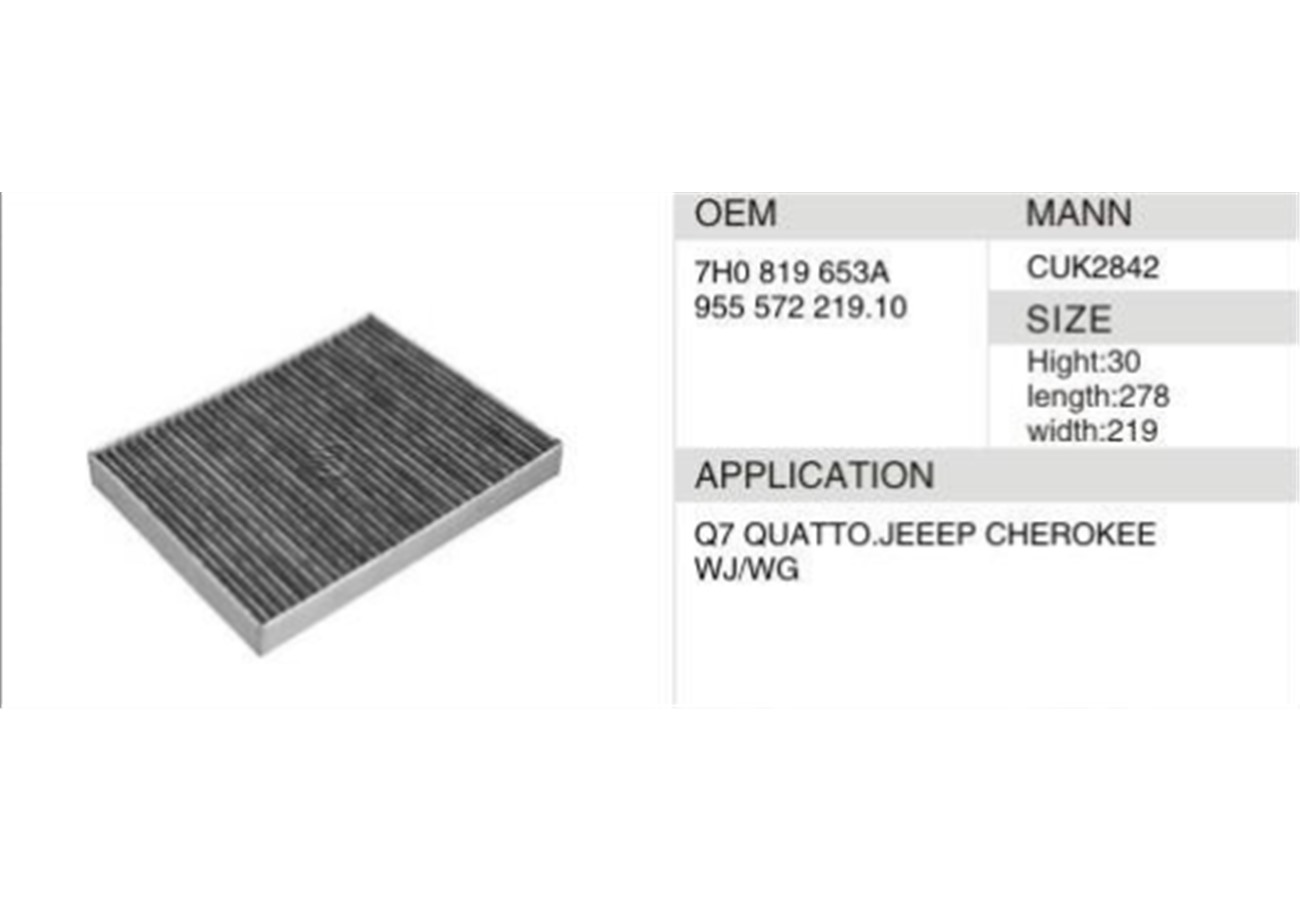 DAHEFILS Cabin Air Filter 7H0819653A