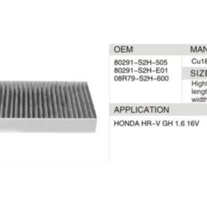 DAHEFILS Cabin Air Filter 80291-S2H-505