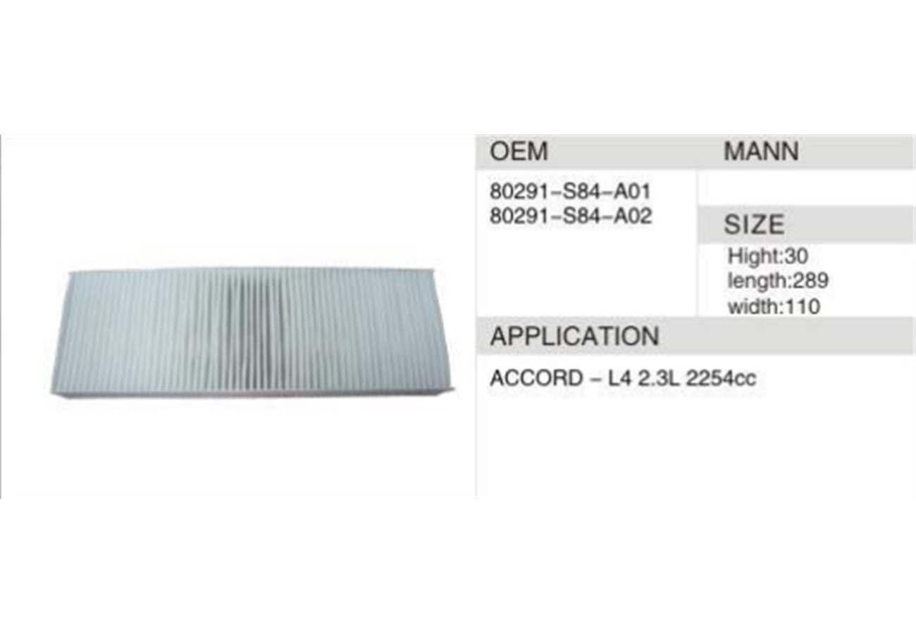 DAHEFILS Cabin Air Filter 80291-S84-A01