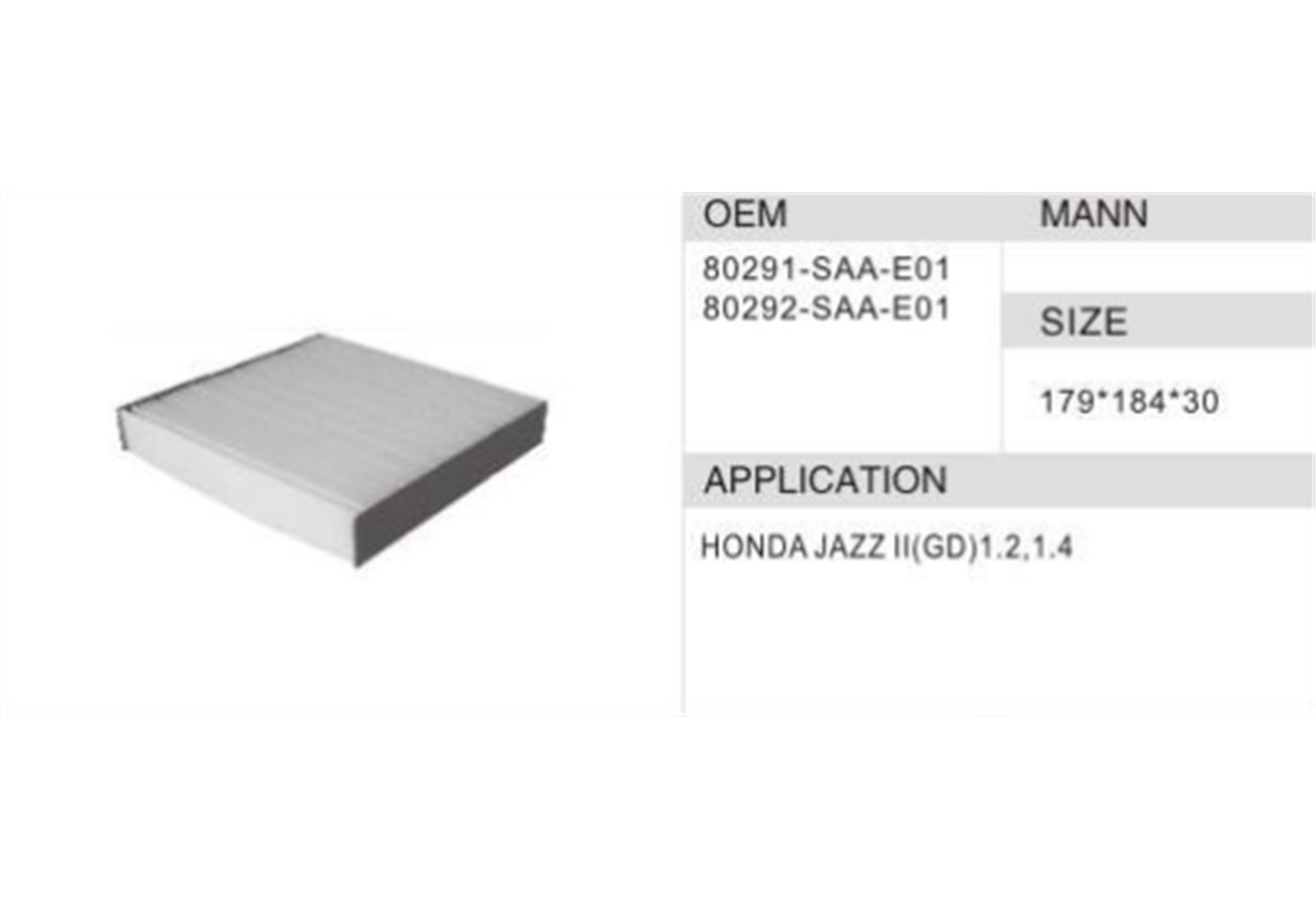 DAHEFILS Cabin Air Filter 80291-SAA-E01