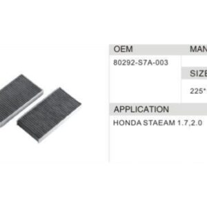 DAHEFILS Cabin Air Filter 80292-S7A-003