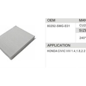 DAHEFILS Cabin Air Filter 80292-SMG-E01