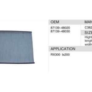 DAHEFILS Cabin Air Filter 87139-48020