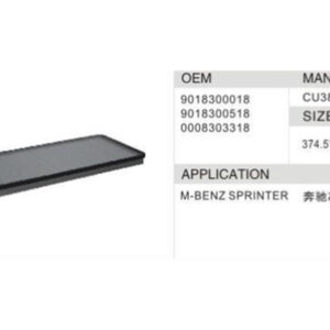 DAHEFILS Benz Cabin Air Filter 9018300018